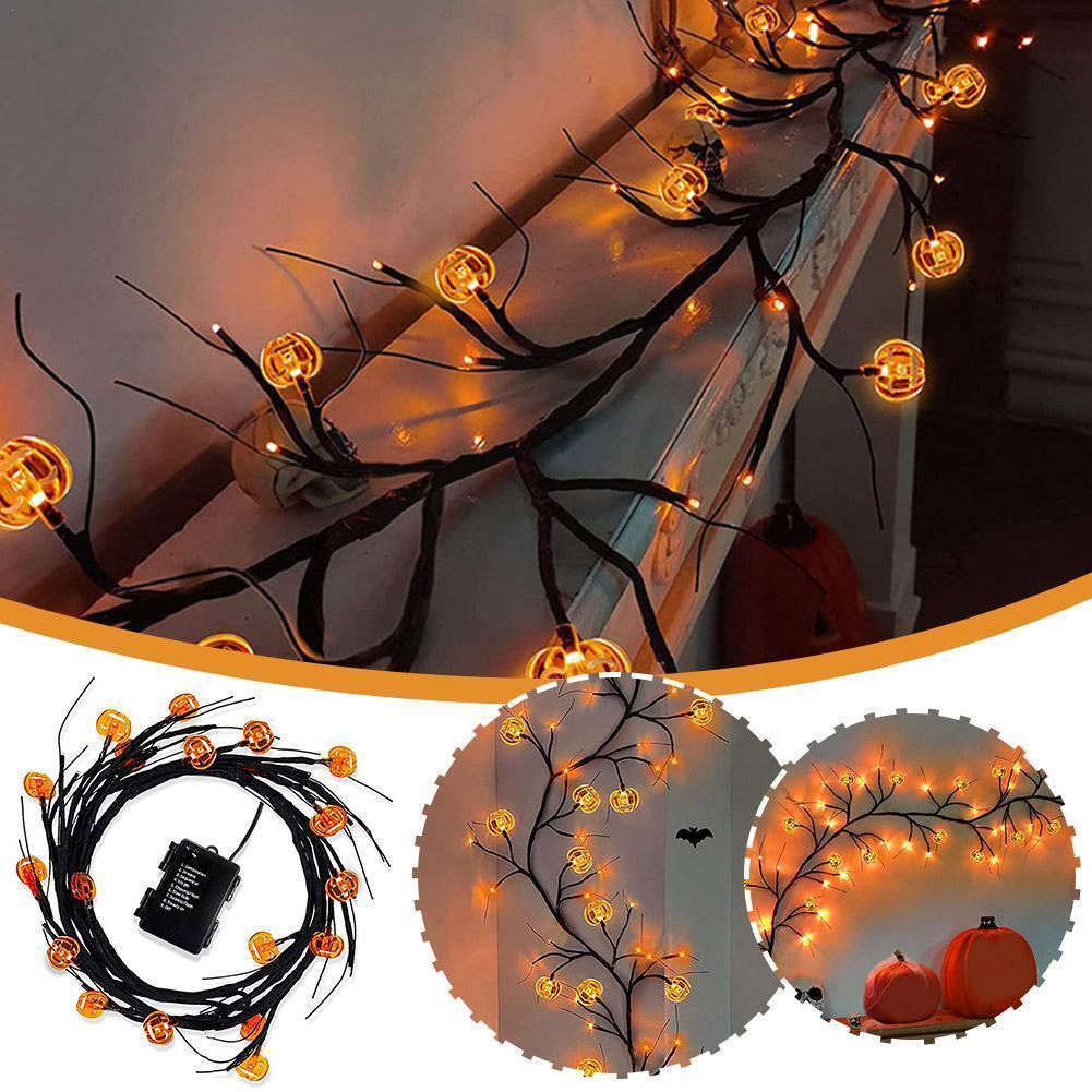 Halloween LED Willow Vine
