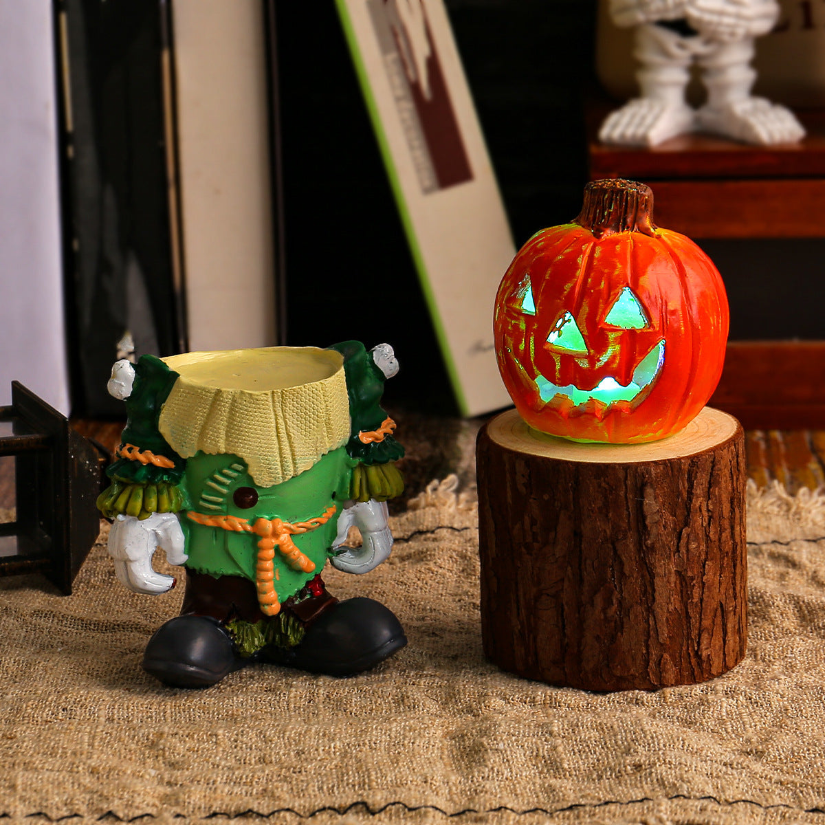 Halloween LED Light Pumpkin Knight